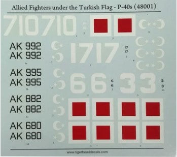 Allied Fighters Under The Turkish Flag- P-40s