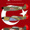 Allied Fighters Under The Turkish Flag- P-40s (TigerHead Decals)