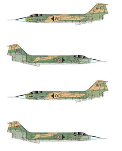 Turkish Air Forces F-104 G (TigerHead Decals)