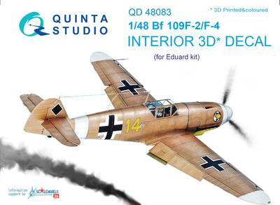 Bf 109F-2/F-4 Interior 3D Decal