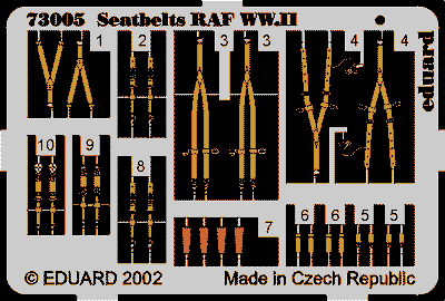 Seatbelts RAF WW2 (Eduard)