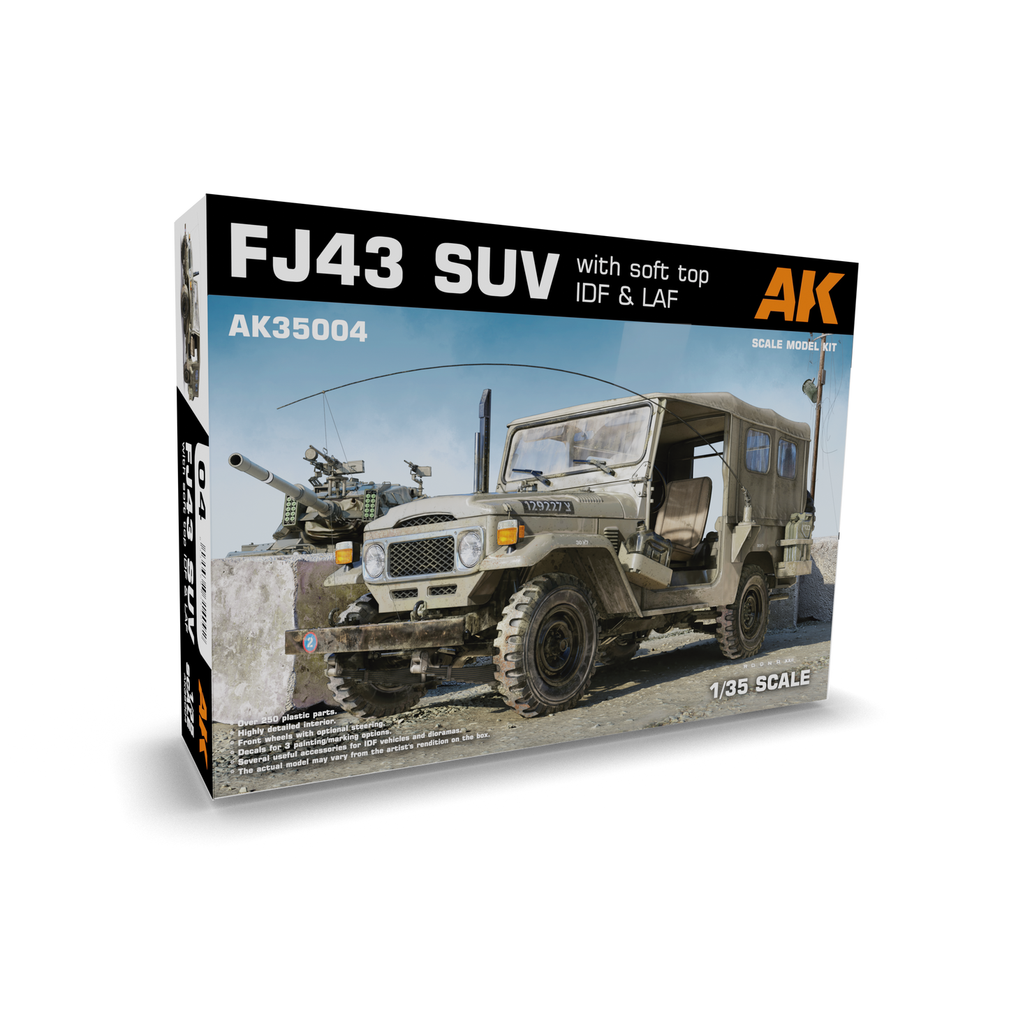 FJ43 SUV with Soft Top IDF & LAF (AK Interactive)