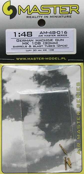 German MK 108 (30mm) Barrels & Blast Tubes (Master)