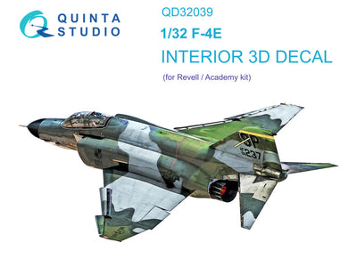 F-4E Interior 3D Dekal