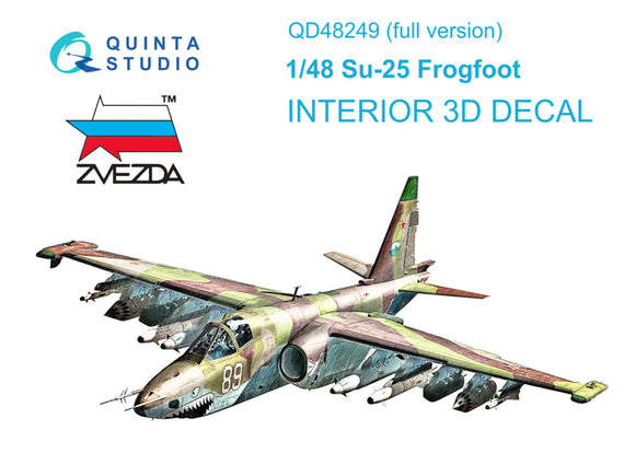 Su-25 Interior 3D Decal (Quinta Modelling Studio)