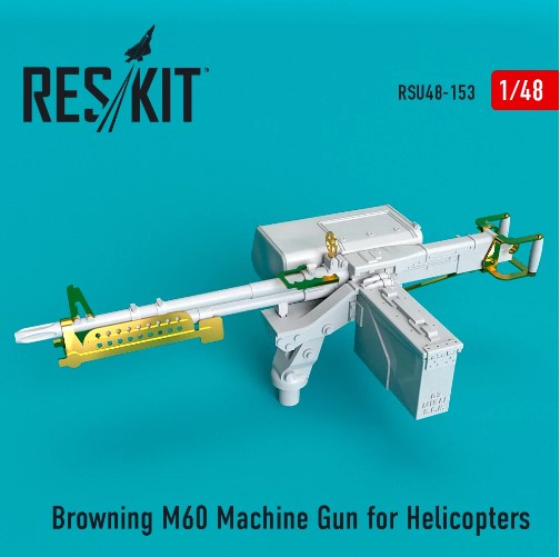 Browning M60 Machine Gun for Helicopters (1 Adet) (ResKit)