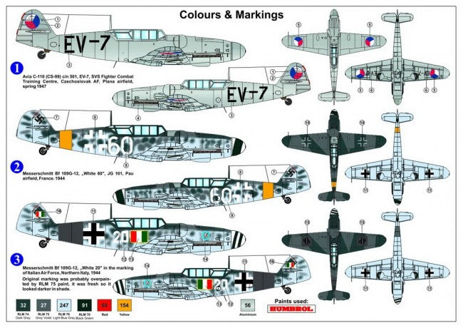 Messerschmitt Bf-109G-12 "Two-Seater" (AZ Model)