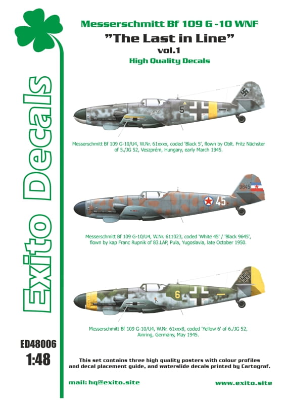 1/48 Messerschmitt Bf 109 G-10 WNF