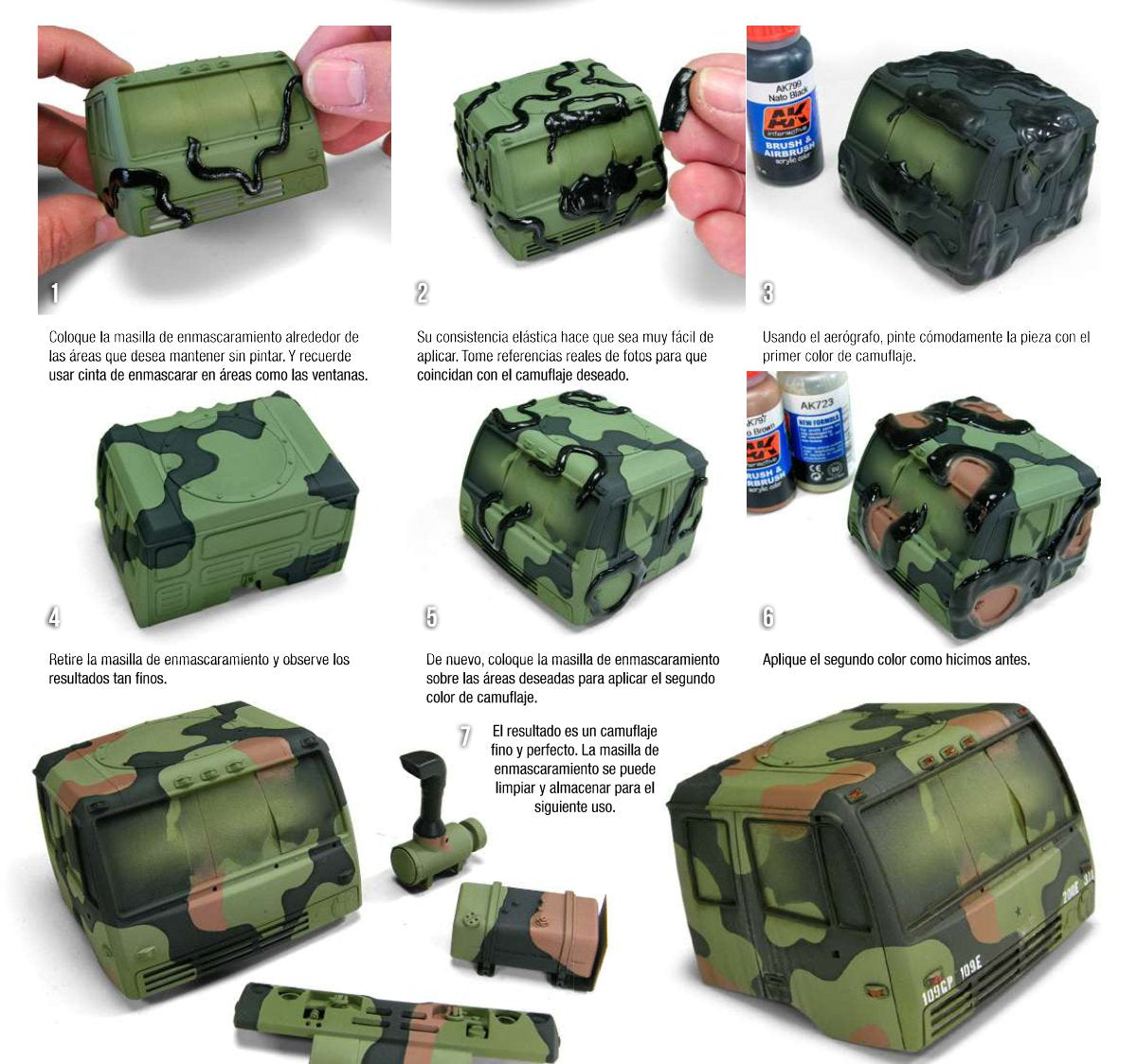 Camouflage Elastic Putty (AK Interactive)