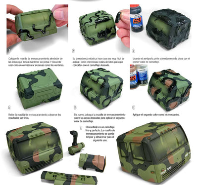 Camouflage Elastic Putty (AK Interactive)