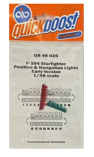 F-104 Startfighter Position & Navigation Lights Early