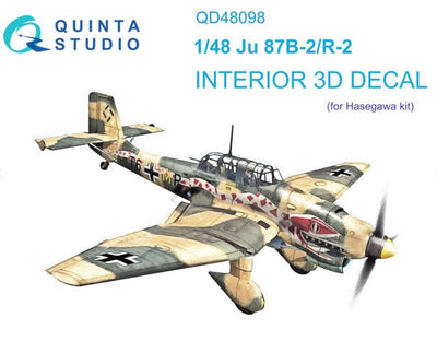 Ju 87B-2/R-2 3D-Printed & col. Interior