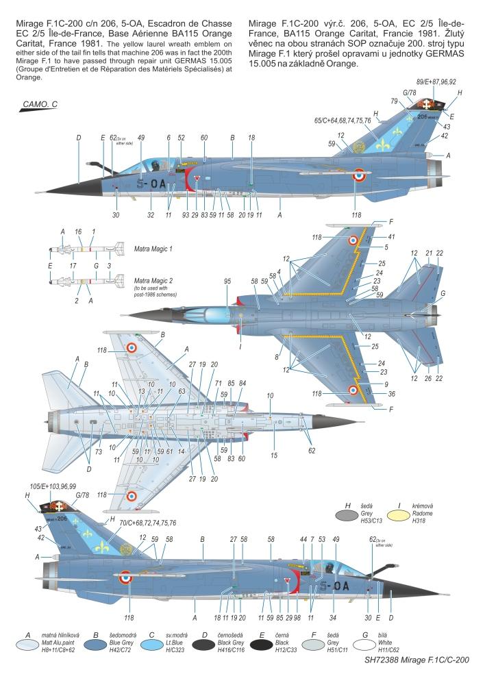 Mirage F.1C/C-200  'Armée de l'Air' (Special Hobby)