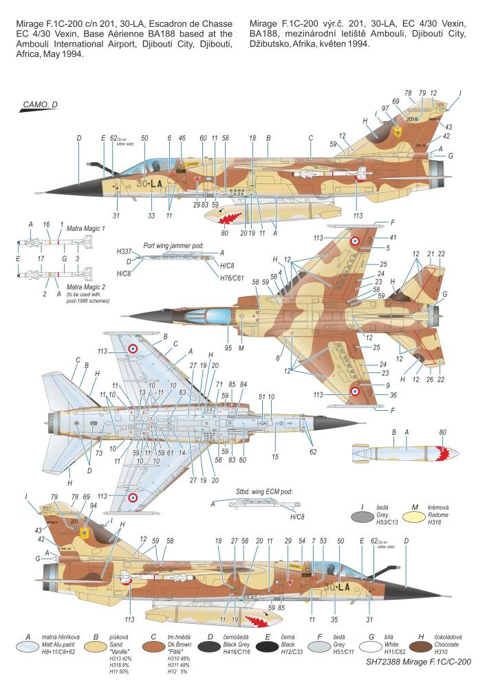 Mirage F.1C/C-200  'Armée de l'Air' (Special Hobby)
