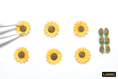 Paper Sunflowers for Dioramas