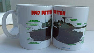 "M47 PATTON ÖZELLİKLER" Porselen Kupa